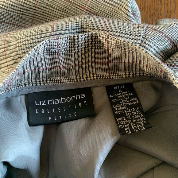 Vintage Liz Claiborne high waisted checkered trousers - Picture 8 of 9